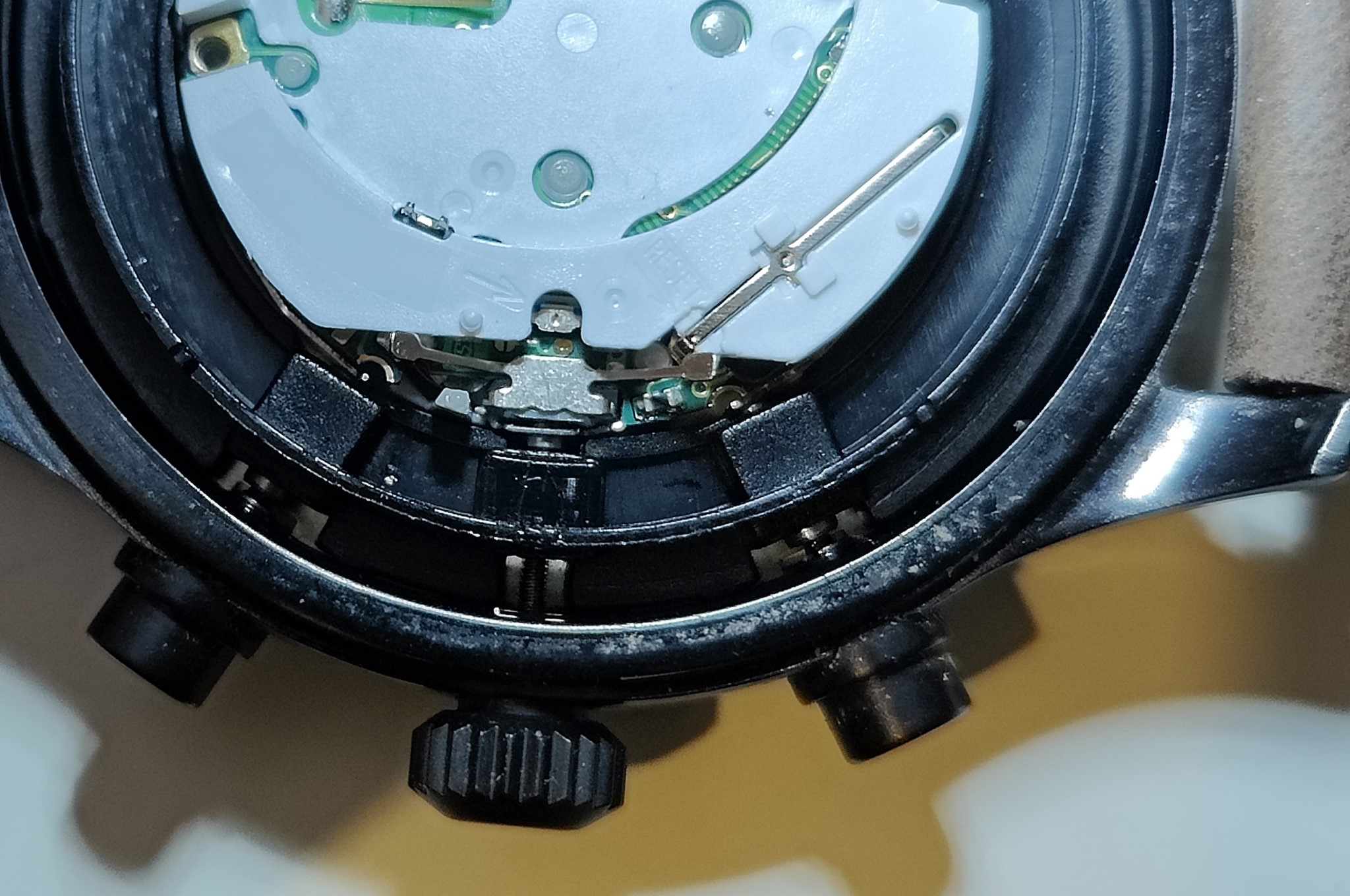 Timex chronograph pusher repair